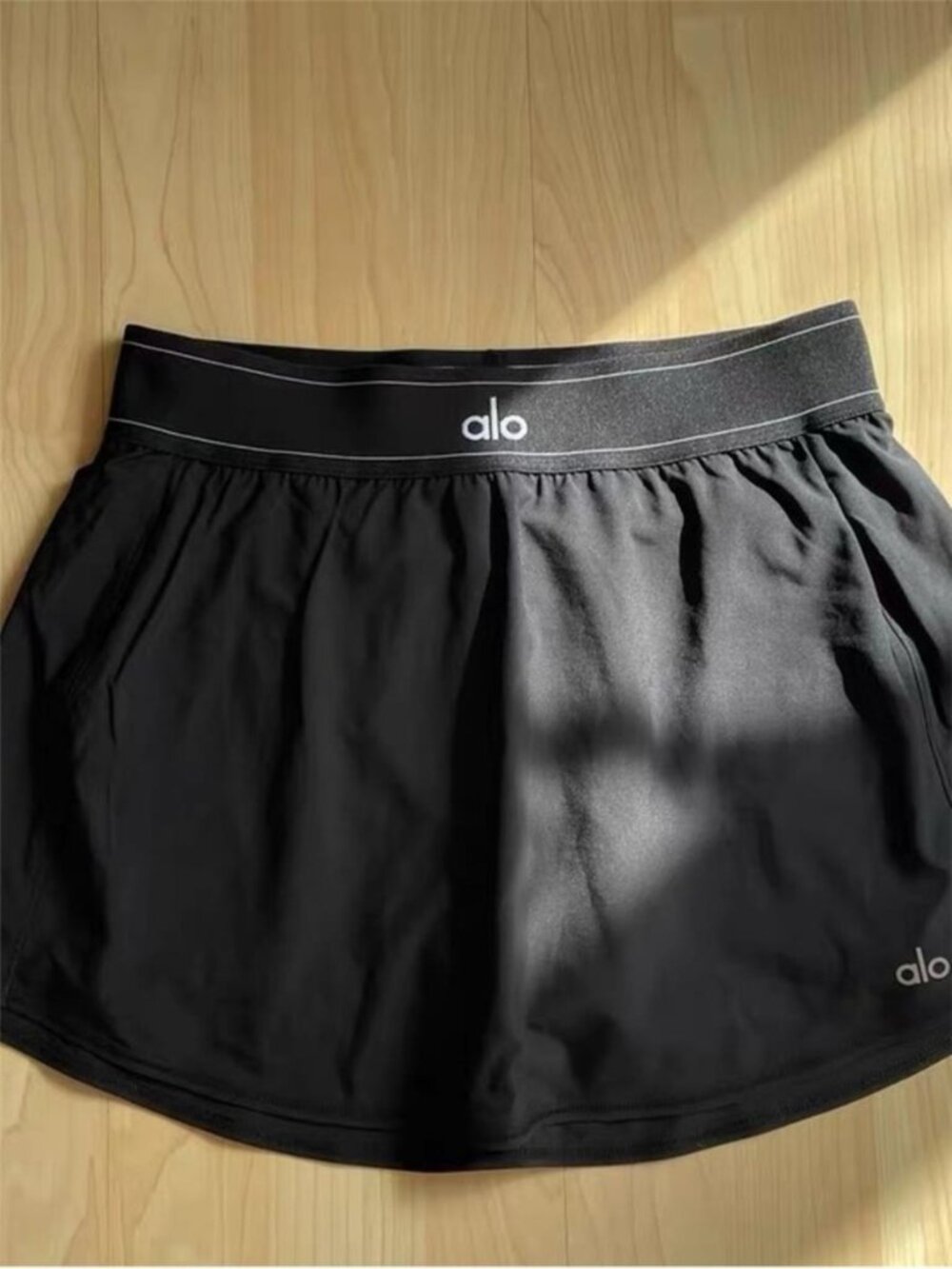 ALO Yoga Black Athletic Mini Skirt NEW, Never Worn